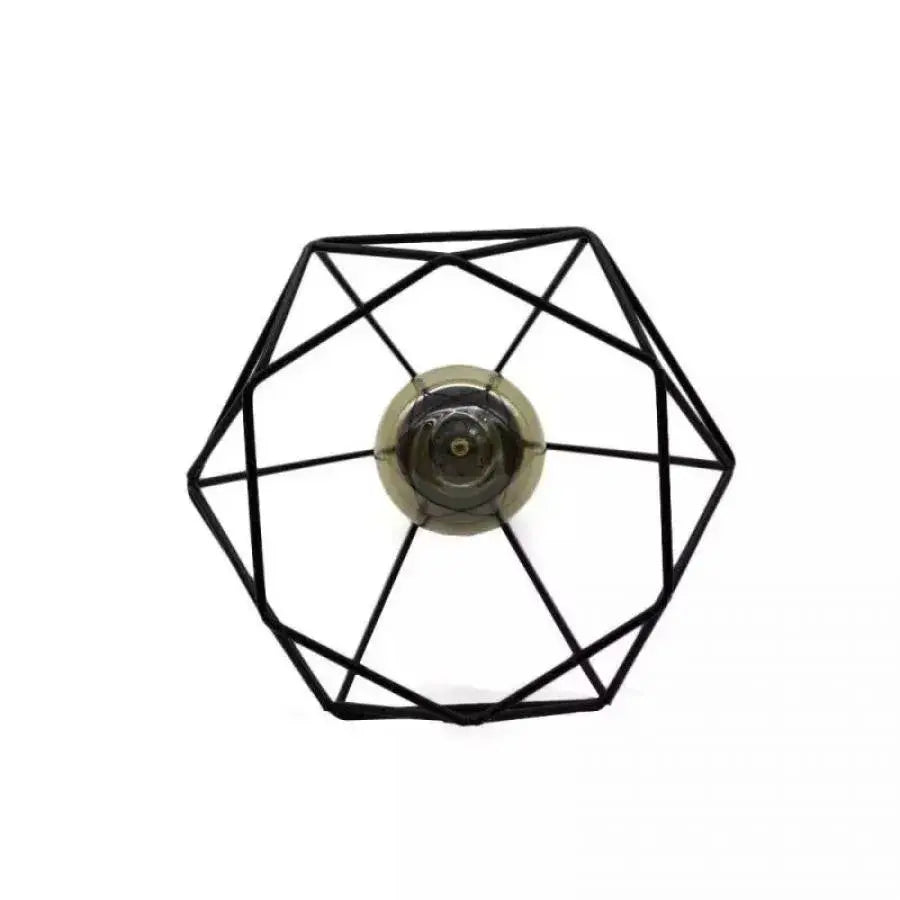 Pendul Diamant, 3*E27, Negru, Metal, 6630/3R