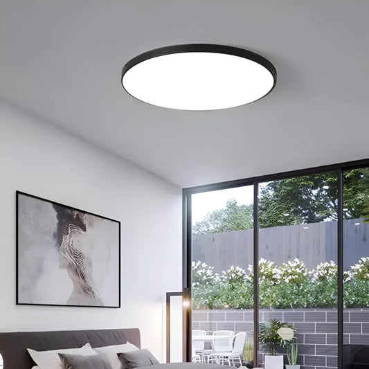 Plafoniera LED Pisani 32W 37Cm Negru