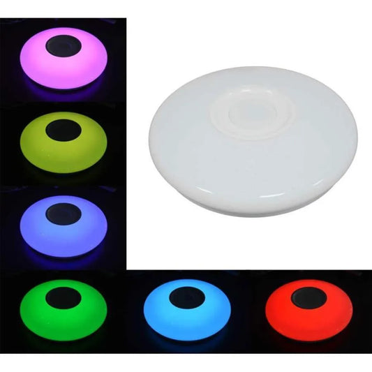 Plafoniera LED RGB cu Telecomanda SMART cu Muzica 24W Alb