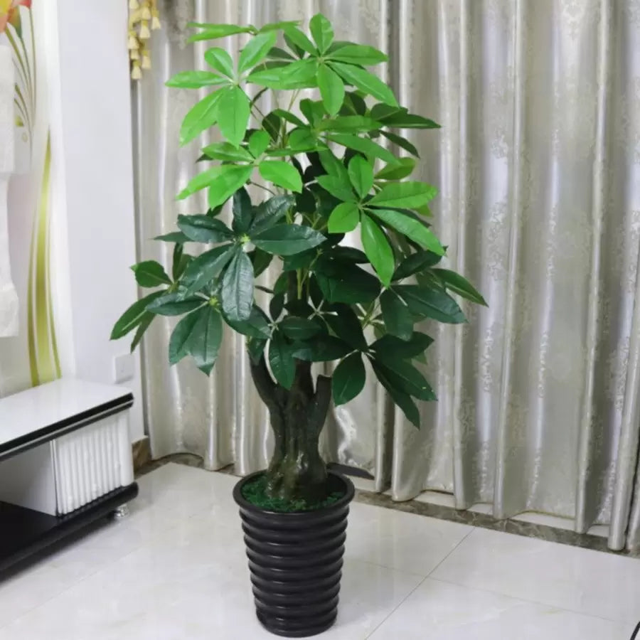 Planta Artificiala Schefflera arboricola, fara Ghiveci, 150cm Verde