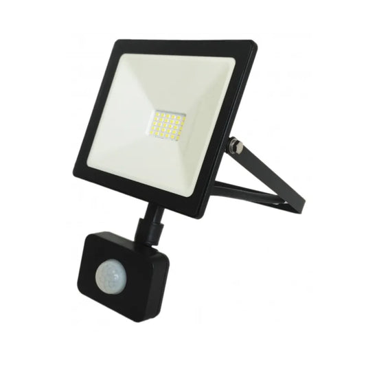 Proiector LED cu Senzor de Miscare, 20W, Negru, 6400K