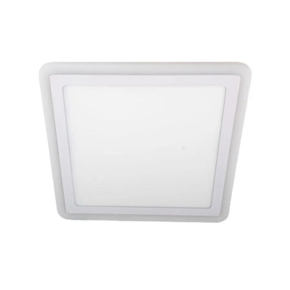 Spot LED Patrat, 36W, 3000K-6500K, Incastrat, Trei Functii