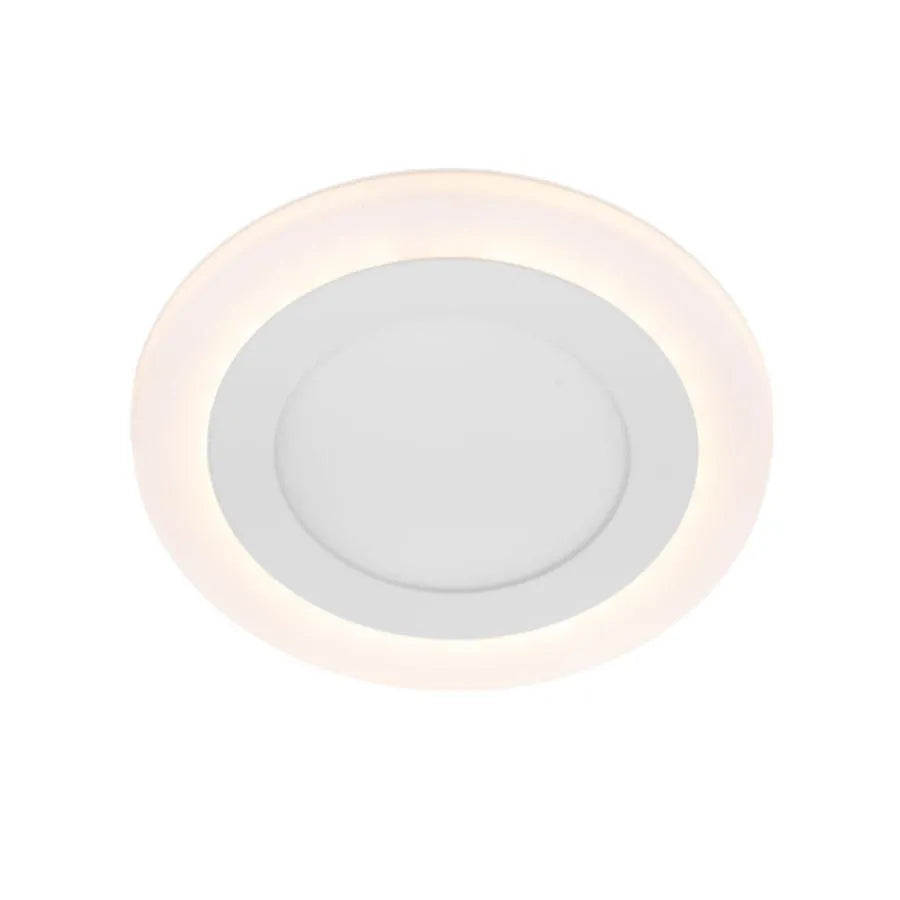 Spot LED Rotund, 9W, 3000K/6500K, Trei Functii, Incastrat, Alb