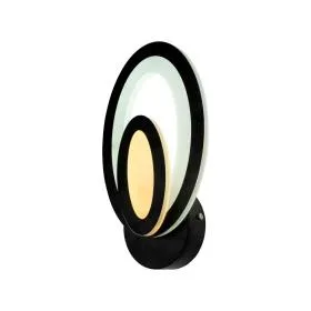 Aplică LED Mahdi, 15W, 3000/4000/6000K, Negru