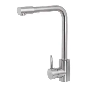 Baterie bucătărie cu pipă rotativă, Monocomandă, Inox SUS304, Satinat, CF003