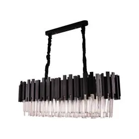 Candelabru Ahmad 10x E14 Auriu Negru