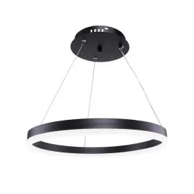 Lustră LED Casiana cu Telecomandă, 50 W, Negru, Dimabilă