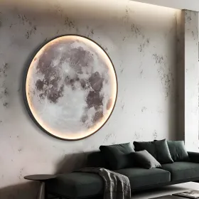 Aplica LED Decorativa Luna Diametru 80CM 3000/4000/6000K