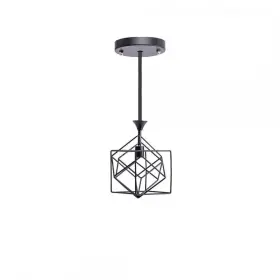 Pendul Hexa, 1*E27, Negru, Metal, 2799/1