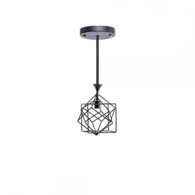 Pendul Hexa, 1*E27, Negru, Metal, 2799/1