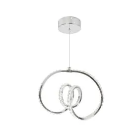 Pendul LED Zavier, 36W, Cristal, Metal